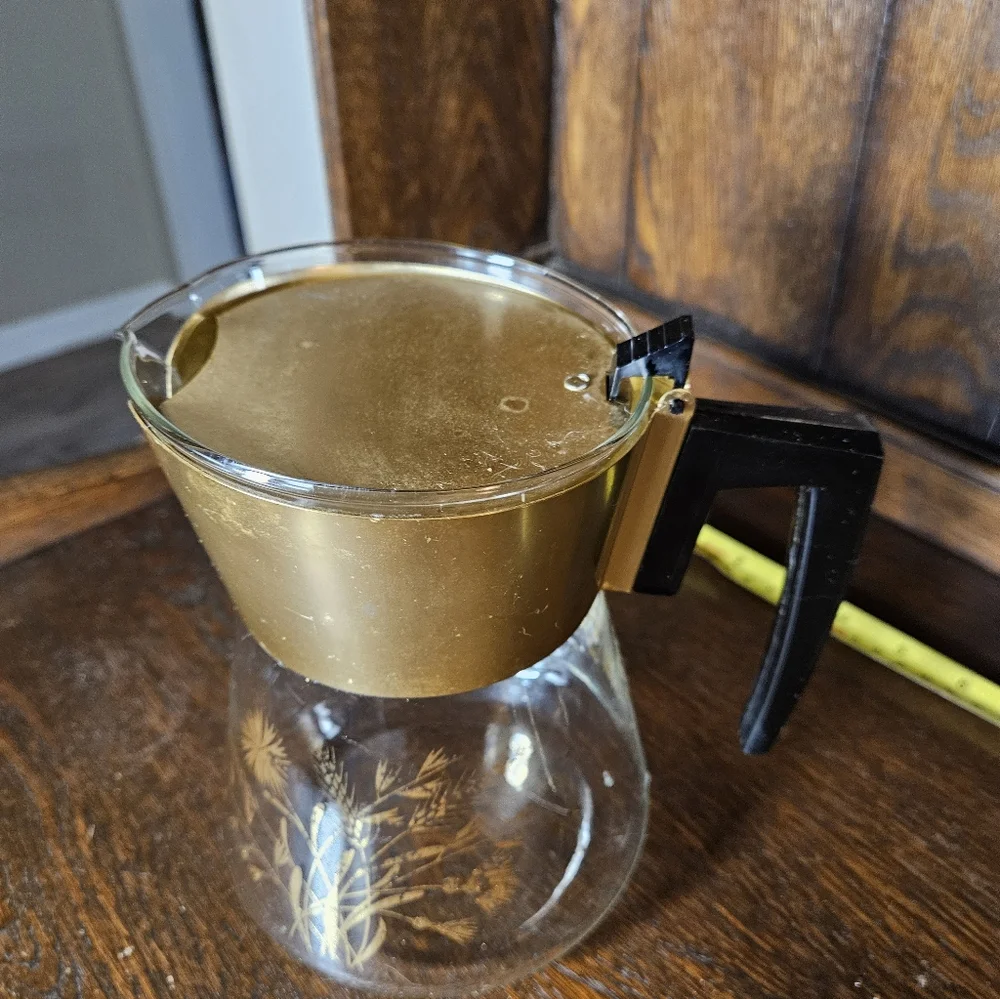 Vintage MCM David Douglas Carafe Wheat Pattern.